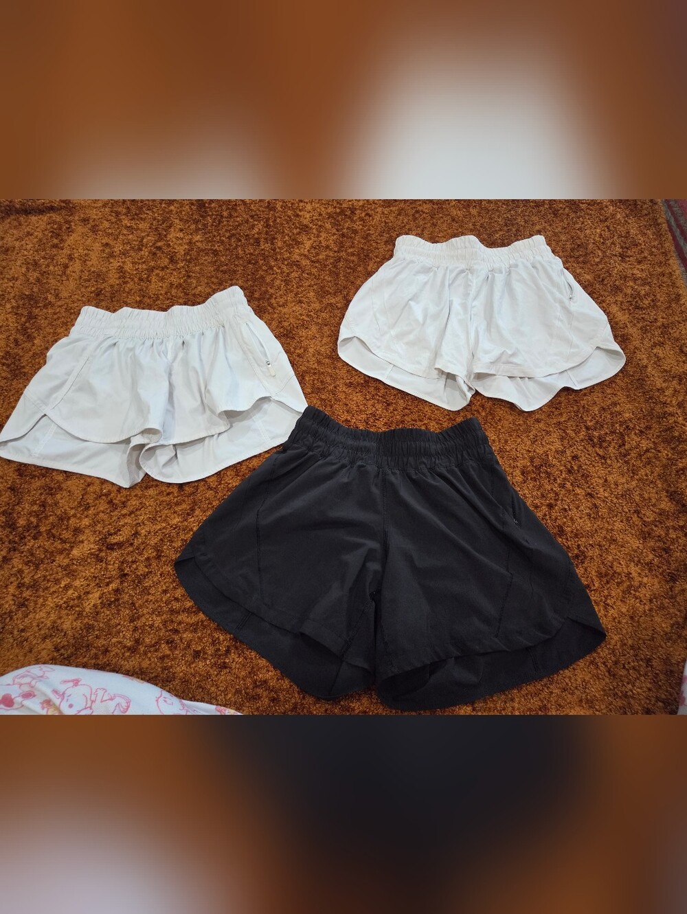 Lululemon Track That High-Rise Lined Shorts 3" Size 6 Bundle